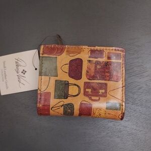 Patricia Nash Lynette RFID Folding Leather Wallet.